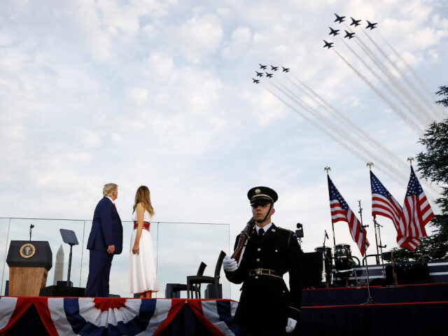 Trump and Melania Watch Flyover Uploaded 7/4/2025
