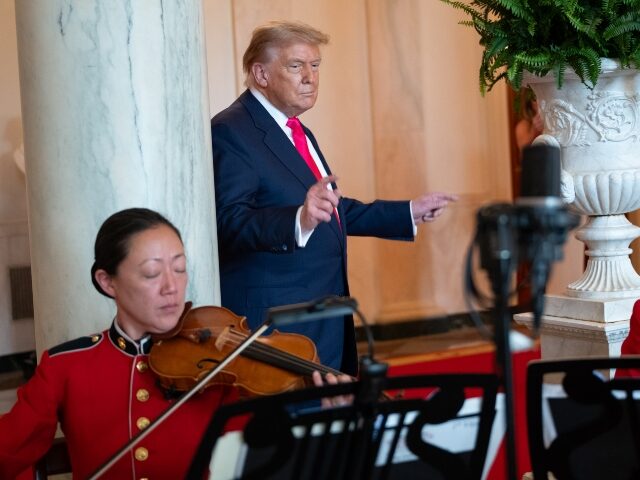 President Donald Trump attends an event promoting his Administration’s “One, Big Beaut